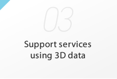 Support services using 3D data